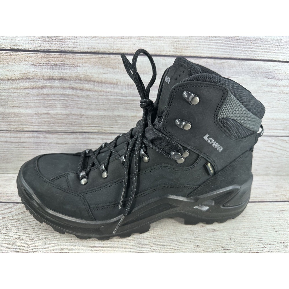 Lowa Renegade GTX Mid S Boots Men's 11.5 Gore-Tex Black Hiking Outdo - Picture 5 of 12